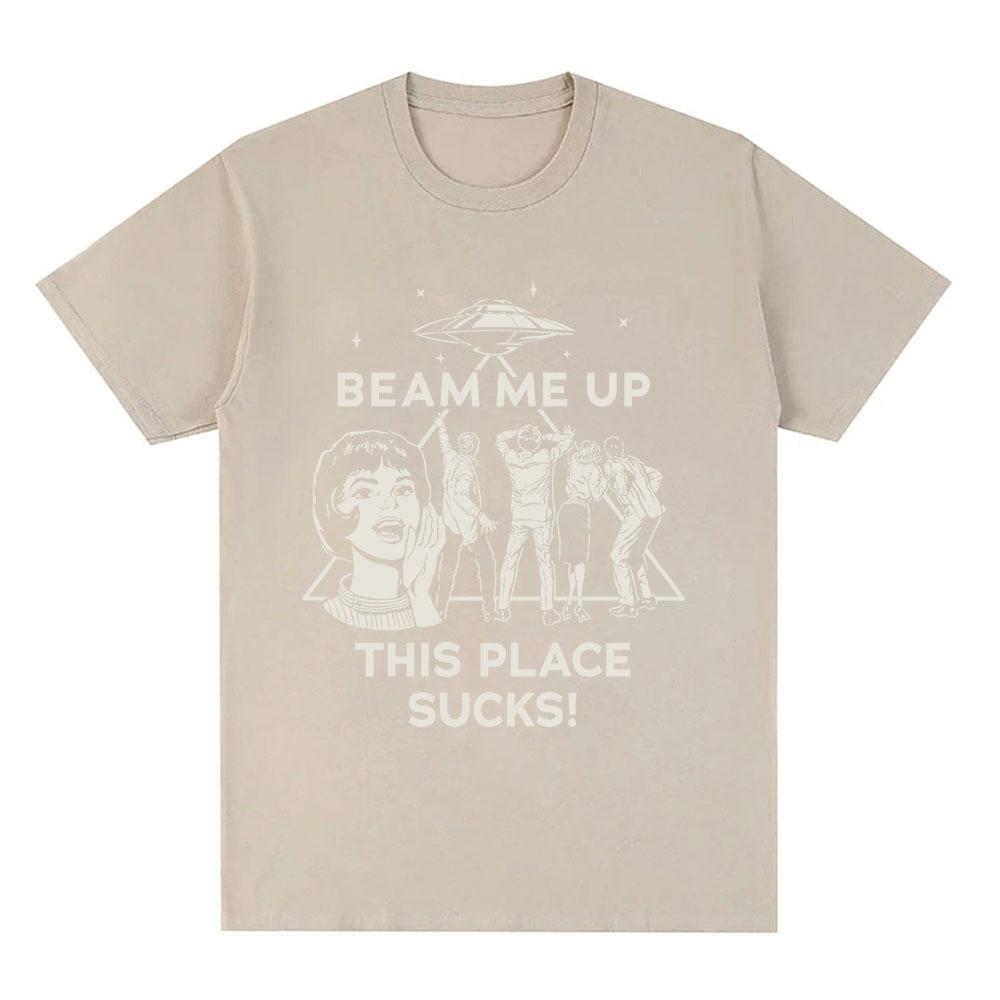 WSQK The Squawk 94.5 FM Футболки Телепортируй меня Футболки Место отстой Графическая футболка Хлопковые футболки с коротким рукавом Уличная одежда