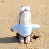 Bikini Bottom Ugly Fish Plush Keychain Cute Sea Creature Doll Pendant Cartoon Toy Gift