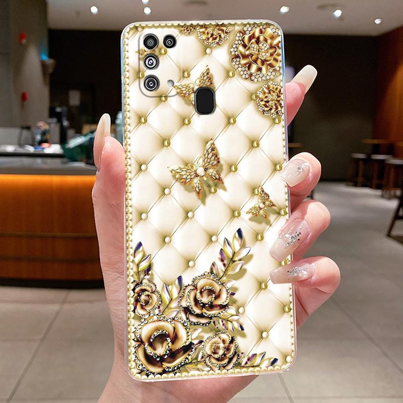 Case For Samsung M31 M21s M21 M30s Luxury Dragon Cute Cool Boys Girls Soft silicone Phone Case Back Cover Transparent TPU Shell