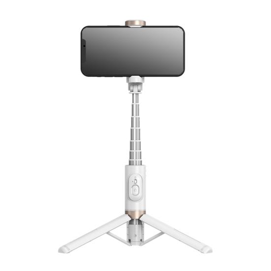 Выдвижной штатив для селфи-палки с беспроводной кнопкой спуска затвора, компактный дизайн, портативный, универсальная подставка для мобильного телефона, селфи-палка