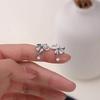 Bow Stud Earrings Smart Girl Earrings New Style Trendy Simple Temperament High-end Earrings