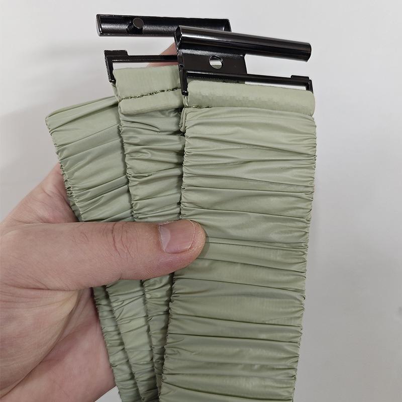 Новая пуховая ткань, гладкий эластичный пояс, плиссированная эластичная поясная вставка, женский широкий пояс-стотник с пухом