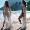 2024 Кружевной пляжный парео пляжная одежда купальник Cover up Playa парео туники для пляжа кимоно купальники Q805