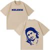 Rapper Melendi Tour Print 2026 Tshirt Unisex Unisex Fashion Hip Hop Tshirt Summer Shortsleeved Loose Casual Cotton Tshirts Tops