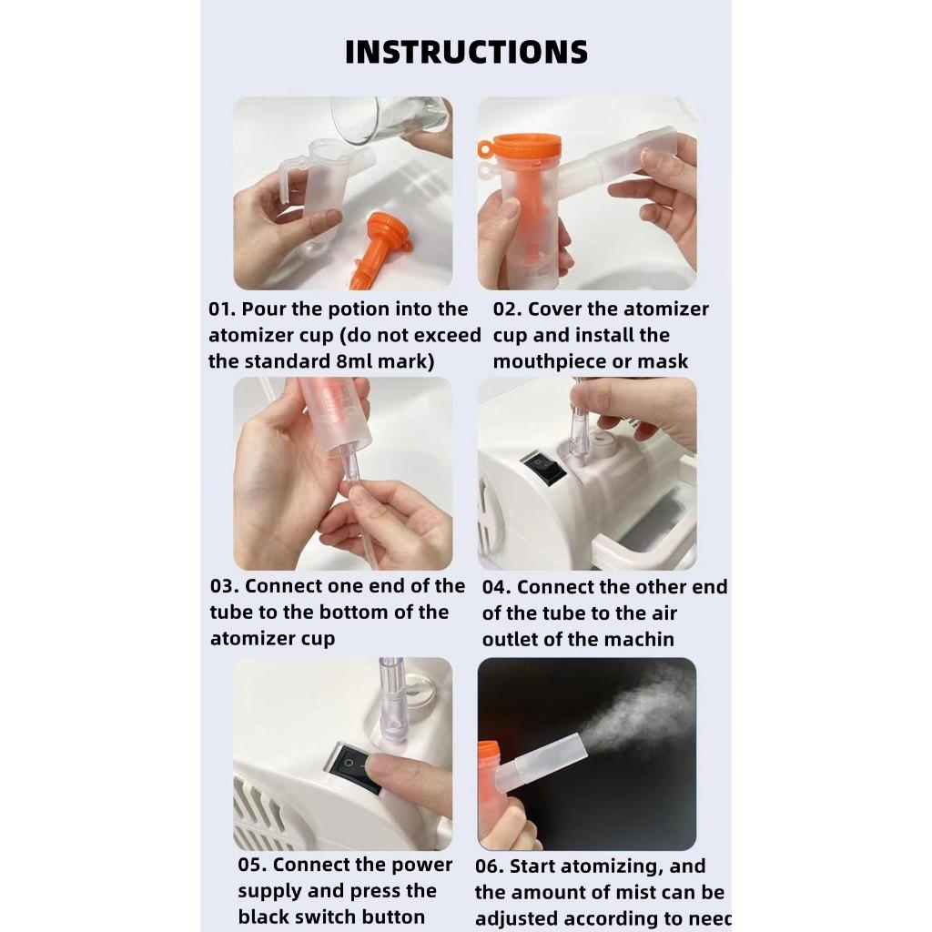 Pet Portable Nebulizer Atomizer Household Pet Cat Dog Nebulizer Portable Nebulizer Machine For Children Adult