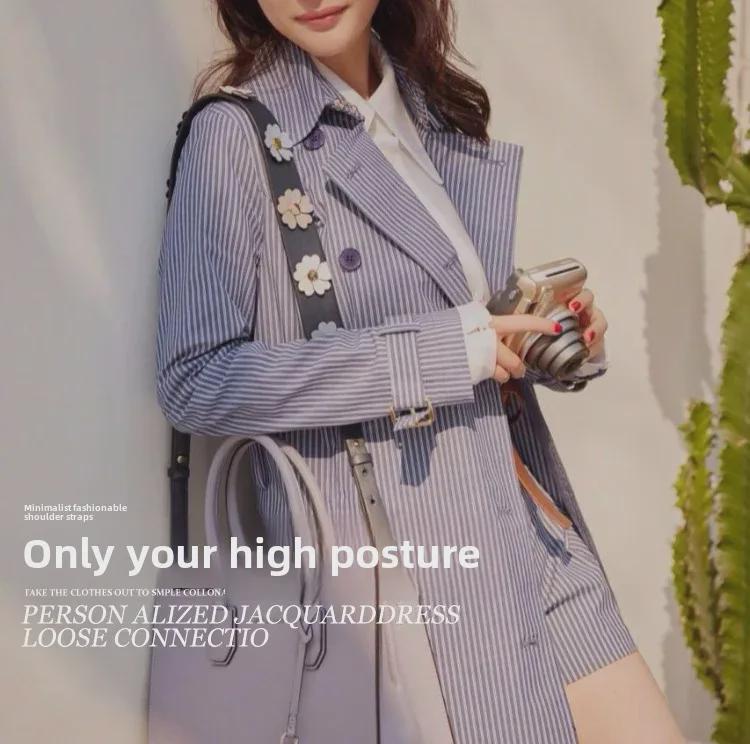 Широкий регулируемый ремень через плечо для женских сумок