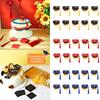 10pcs Paper For Grad Party Decorations Red Graduation Party Decorations Black DIY Doctor Hat Deocr