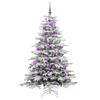 Artificial Foldable Christmas Tree White 180 cm PE and PVC