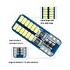 20 шт. Автомобильная лампа указателя поворота T10 W5W 3014 24 светодиода SMD Canbus Белый свет для салона автомобиля, карты, купола Без ошибки Тормозная парковочная лампа Amagi