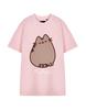 Женская футболка с коротким рукавом Pusheen Розовые румяна Женская