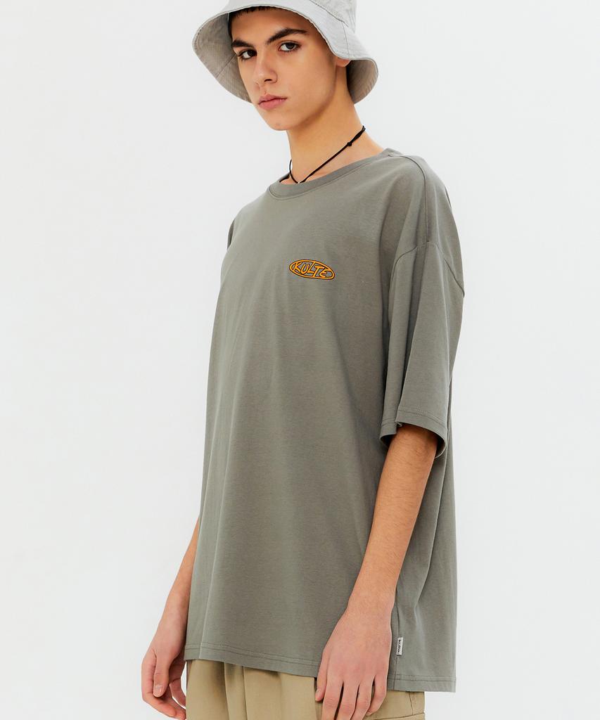 KULTE Orbit Logo T-Shirt L.Khaki