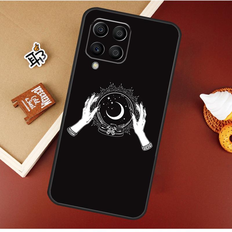 Fortune Telling Moon Stars Hands Art Case For Samsung Galaxy M21 M20 M23 M31 M11 M54 M14 M34 M13 M52 M32 M12 M16 M36 M56 M15 M55