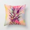 Tropical Fruit Painted Pineapple Linen Pillow Pillow Case Casual Comfortable Car Sofa Office Cushion Cover