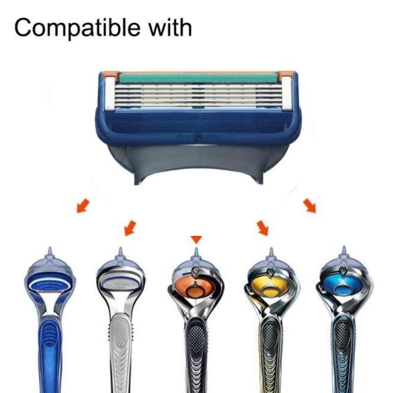 4 шт./упак. Мужские бритвенные лезвия, кассеты для бритья, сменные лезвия для бритья Fusione