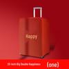 Double Happiness Red Wedding Protective Suitcase Luggage Cover with Password and Dust Bag
