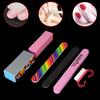 6Pcs Nail Art Sanding File Buffer Block Cleaning Brush Manicure Tool Kit Set