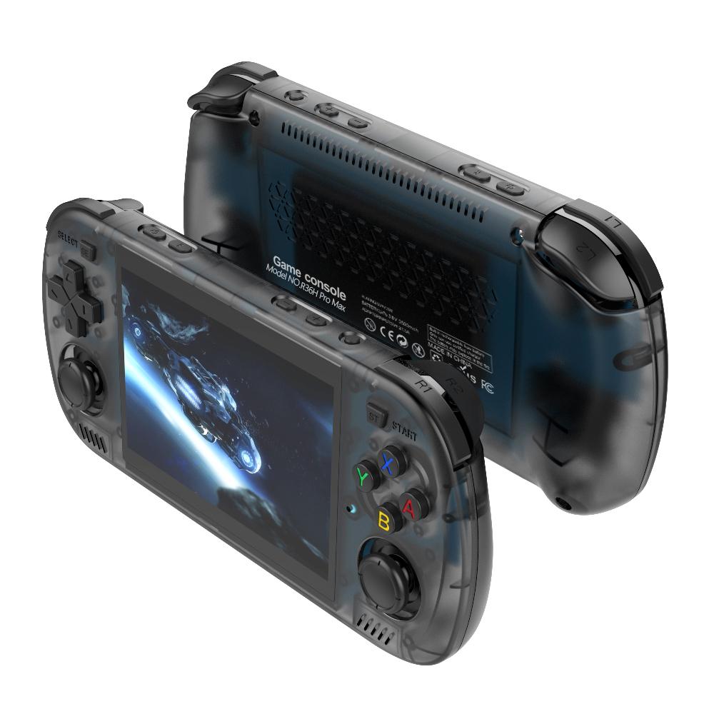 Ретро Портативная Игровая Консоль R36H PRO MAX Портативный карманный видеоплеер на базе Linux с чипом RK3326 Совместим с N64/PS1 g