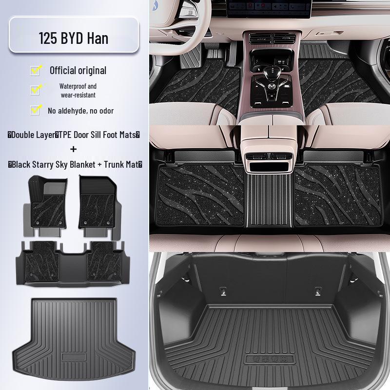 Полноразмерные коврики TPE для BYD Han EV DMi 2025 года