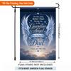 Love And Miss Dad Single Sided Polyester , Holiday Garden Flag - Single-Sided, Polyester, Outdoor Yard Decor