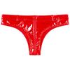 Women's Shiny Latex Wet Look Booty Shorts Mid Waisted Zipper Crotch Cheeky Hot Pants