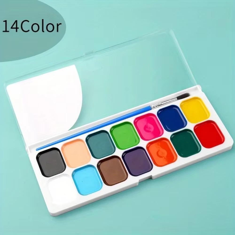 Hand-painted Children's Painting Watercolor Set Solid Watercolor Paints Stationery Accessories