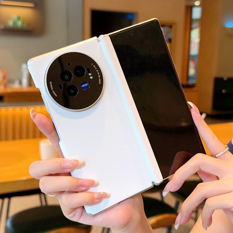 Применимо к чехлу для складного телефона vivoxfold3, шарнир, всесторонний, защита от падения, xfold3Pro, нано-гладкая кожа, магнитное притяжение