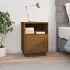 VidaXL Bedside Table Honey Brown 40x34x55 Cm Solid Pine Wood 818321
