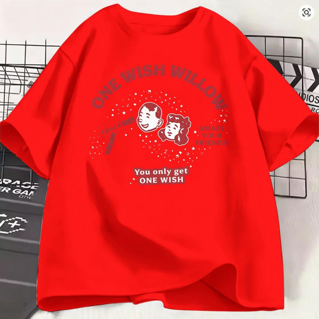 Obsession Movie 2026 Tshirts For Unisex One Wish Willow Funny Pure Cotton Tee Shirt Crew Neck Short Sleeve 4xl 5xl 6xl Clothes