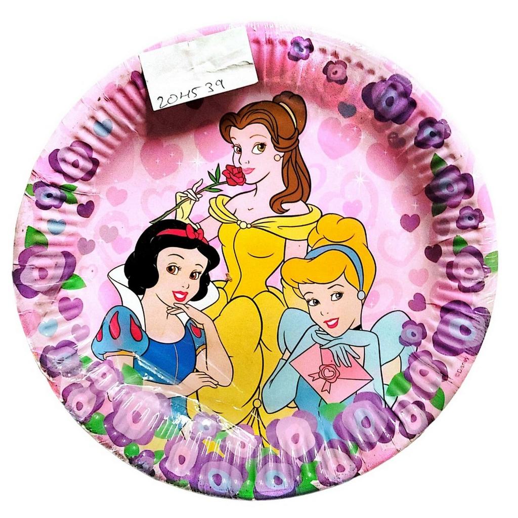 Disney Princess Round Party Plates (Pack of 8)