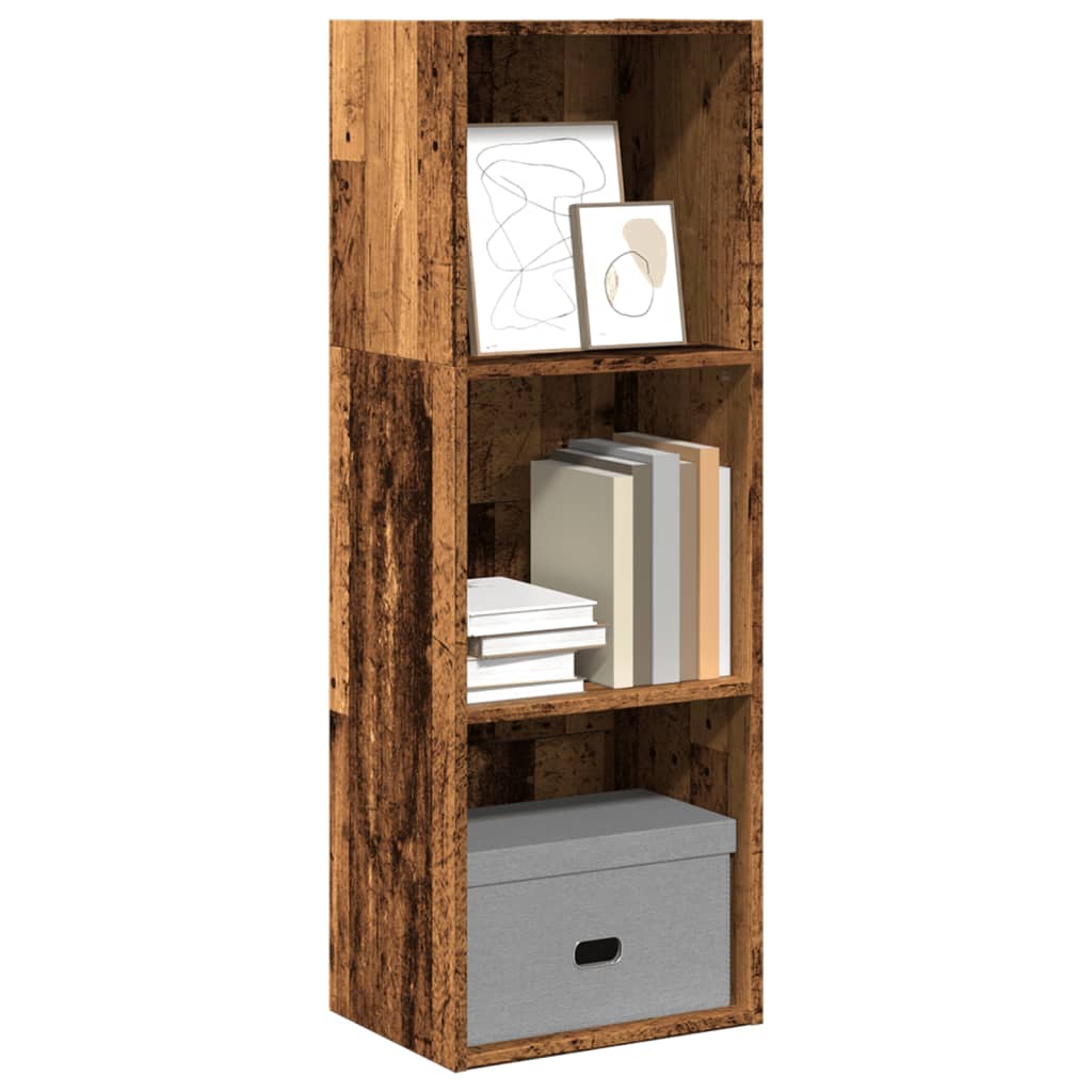 Bookshelf Reclaimed Wood Look 40x30x114 cm Engineered Wood