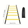 1 Set of Speed Agility Training Ladder, Jumping Grid Ladder, Rope Ladder, Detachable Portable Football Training Agility Ladder