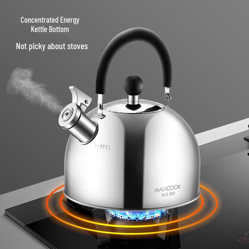 maxcook Чайник со свистком MCH5503 из нержавеющей стали 304