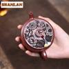 160ml Yixing Purple Clay Teapots Handmade Large Caliber Pot Raw Ore Dragon's Blood Sand Tea Making Kettle With Infuser Zisha Tea