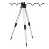 1Pc Telescopic Bracket Holder Sea Pole Support Frame 3-Fold Aluminum Alloy Fishing Rod Rest Base Load-Bearing Tripod Stand