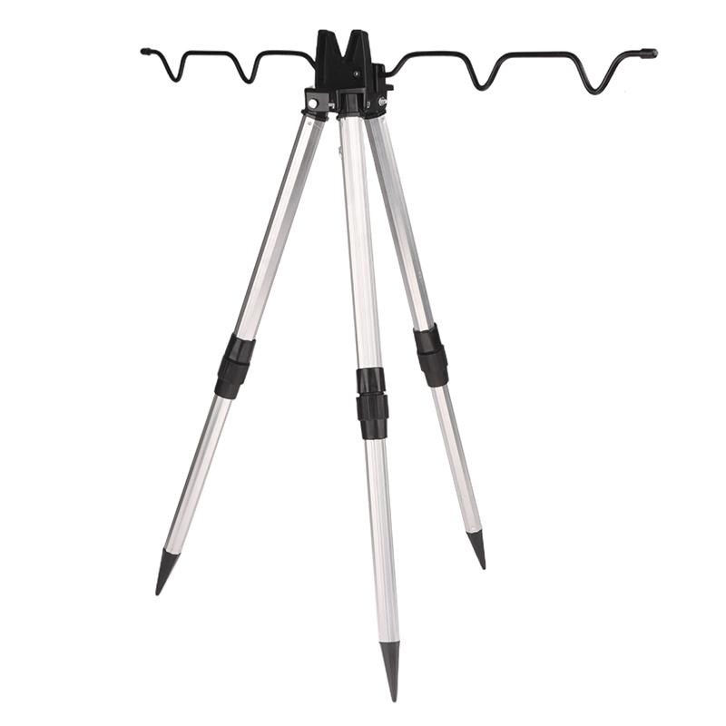 1 шт. Телескопический держатель-кронштейн Рама-подставка для морского удилища 3-складная из алюминиевого сплава Подставка-основание для удилища Нагрузочная тренога