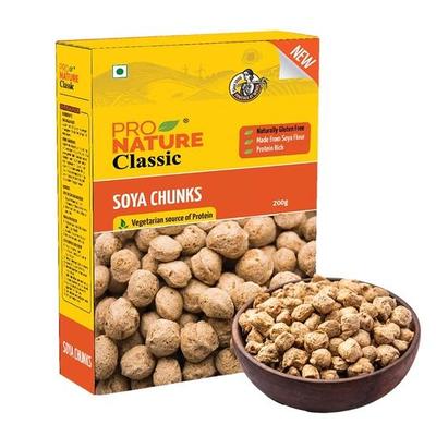Кусочки сои Pro Nature Classic, коробка 200 г