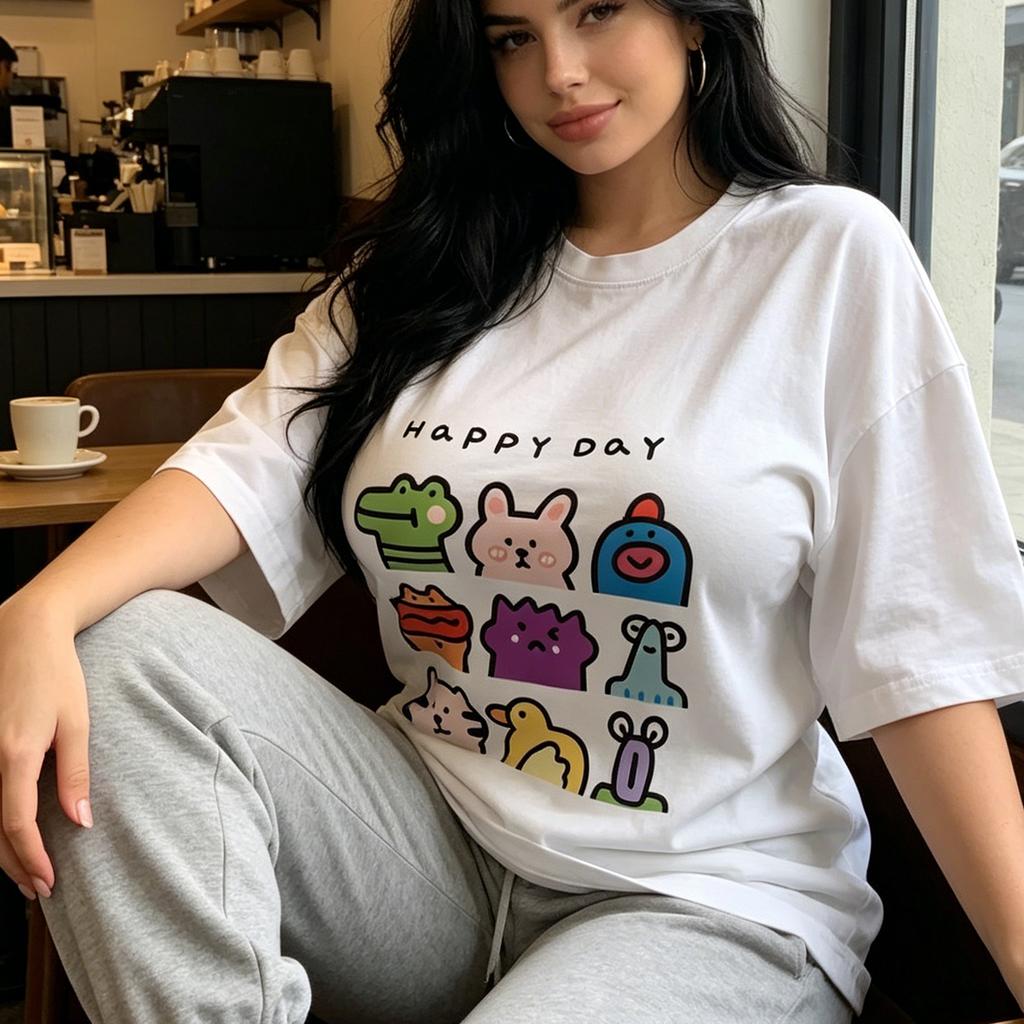 1Pc Unisex Cotton Short Sleeve T-Shirt Fashion Shirt for Men Classic Crew Neck Shirt for Women Letter Print Top Going Out Trendy Summer Clothes