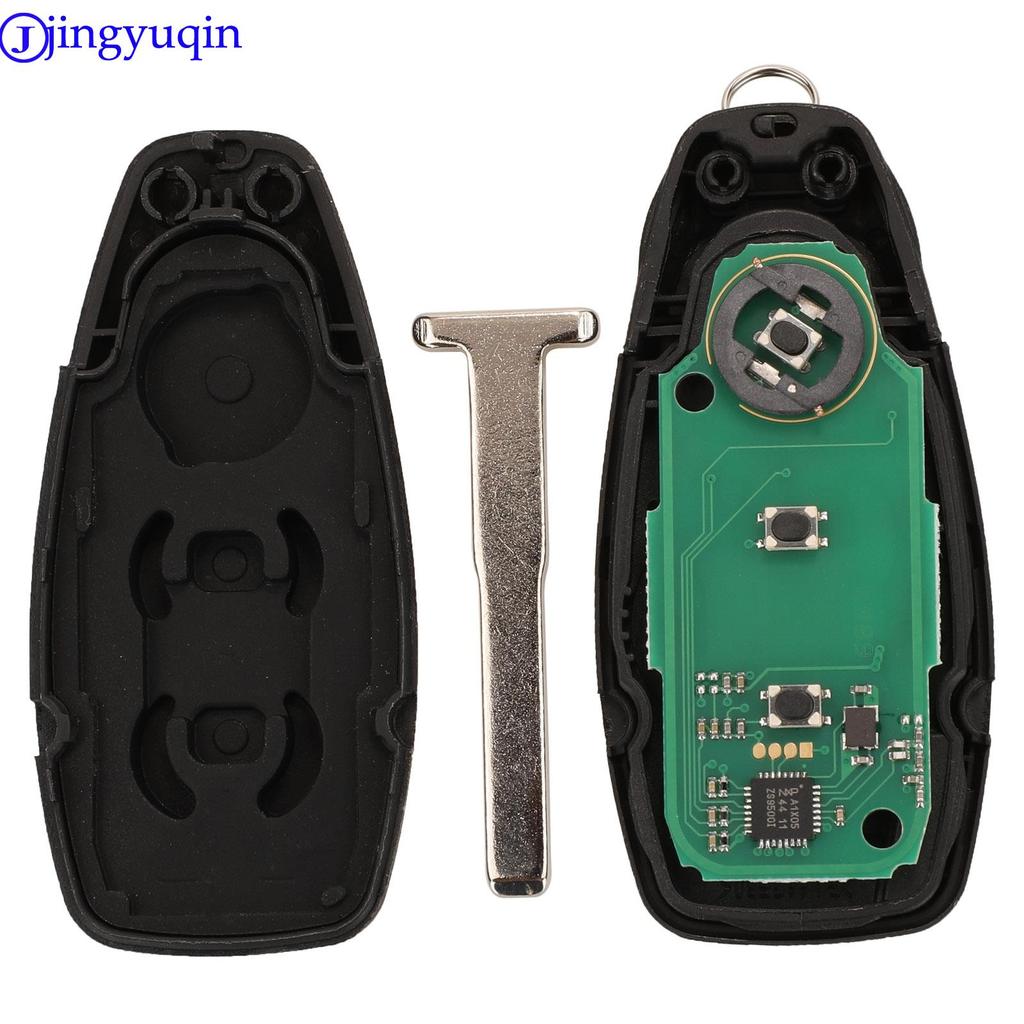 Jingyuqin 433/434 МГц ID49/4D63 80-битный чип для Ford Focus C-Max Mondeo Kuga Fiesta B-Max Smart Remote Key Keyless