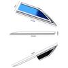 CGT1 Car Body Fender Side Metal Chrome Knife Side Emblem Badge Decals 3D Sticker For Skoda Superb VRS S VII Rapid Fabia 1 2 Kodiaq