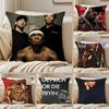 Music Rapper 50 CCent Cushion Cover Pillowcase Antidustmite living Room Sofa Decor Cushion Room