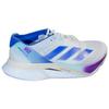 adidas Adizero Boston 12 Тканевая амортизация Устойчивые к истиранию Дышащие Низкие Беговые кроссовки Унисекс Белый Синий JR5859
