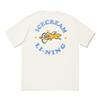 Футболка унисекс из коллекции Li Ning X Icecream, свободная повседневная спортивная с коротким рукавом, с круглым вырезом, серия Heartbreaker, цвет белый AHSU733-1