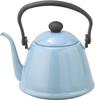 Nodahoro Drip Kettle II, Enamel, Induction Compatible, Heat Resistant, Blue-Gray, 2L, DK-200 BG
