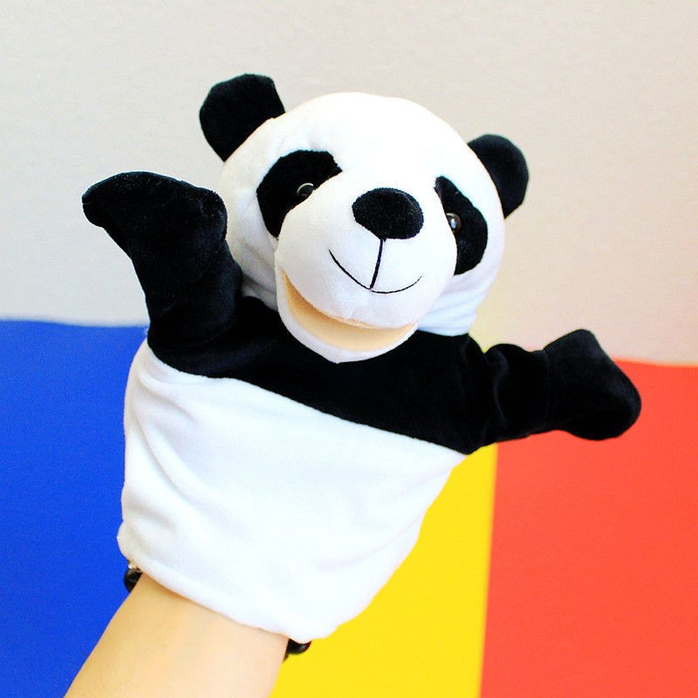Animals Stuffed Toys Panda Dinosaur Plushed Doll Finger Puppet Hand Finger Puppet Animal Puppet