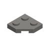 10 ШТ 26601 Клин-Пластина 2x2 Срезанный Угол Блок Moc Совместимый с Кирпичом DIY Детская Игрушка Деталь Сборки
