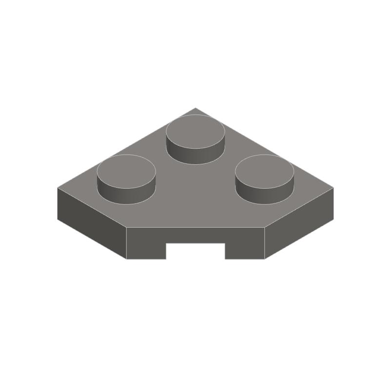 10 ШТ 26601 Клин-Пластина 2x2 Срезанный Угол Блок Moc Совместимый с Кирпичом DIY Детская Игрушка Деталь Сборки