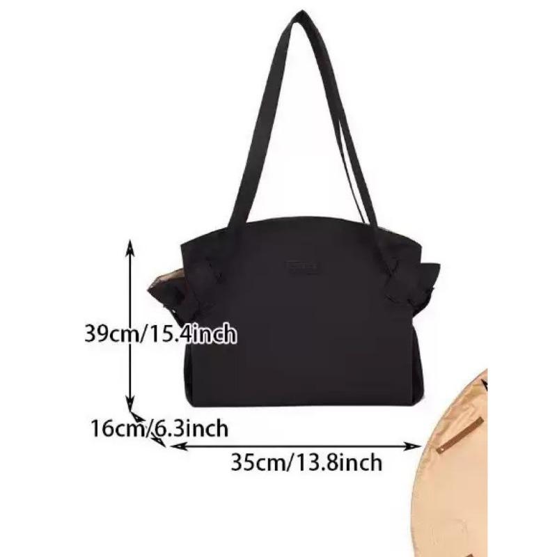 Women Large Capacity Pleated Vintage Shoulder Crossbody Travel Camping Luggage Bag