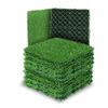 1 Pc 12 Inchx12 Inch Realistic Grass Turf Tile Interlocking Square Artificial Grass Mat Flooring Decor Pad for Indoor Outdoor