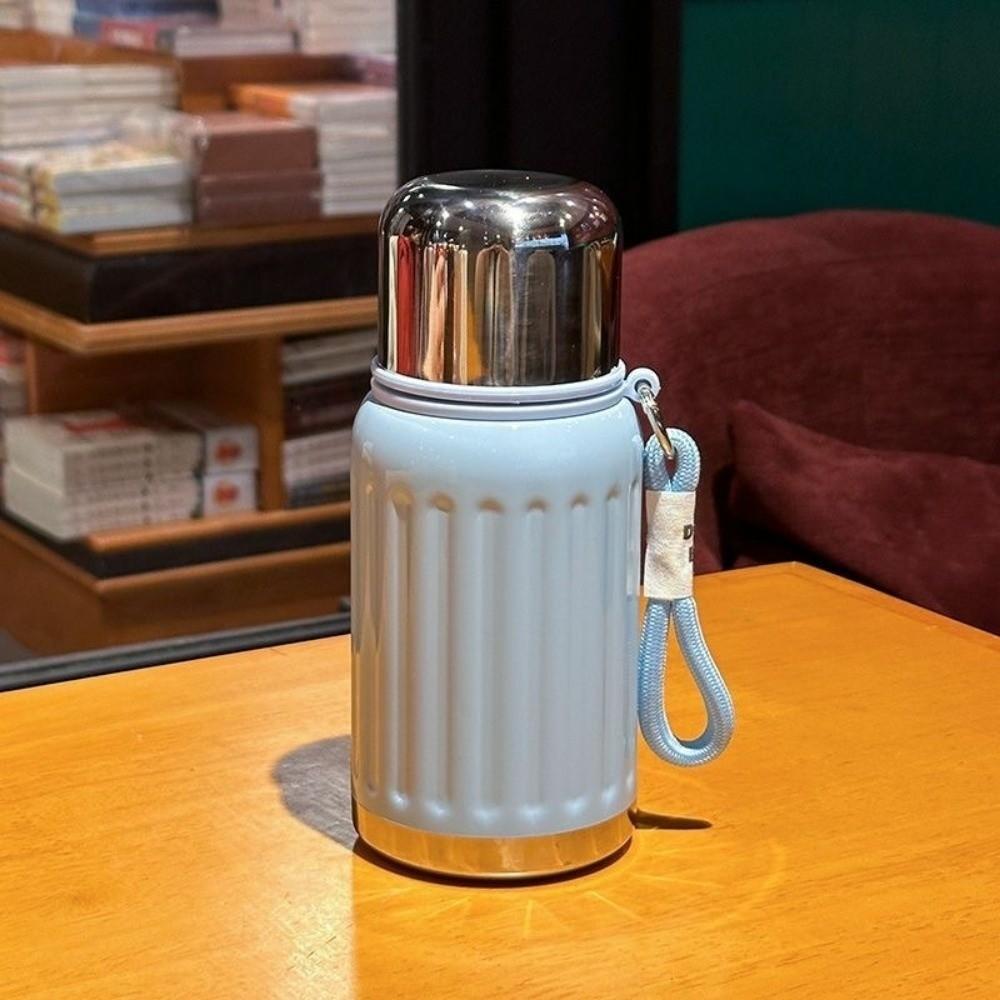 Keep Warm and Cold Mini Thermos Cup 450ml Coffee Tea Cup Fashionable Dual Drink Thermos Daily Use