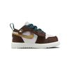 Jordan Air Jordan 1 Low Alt SE Нескользящие Устойчивые к истиранию Низкие Детские Кроссовки Желто-Коричневые Для Младенцев и Малышей FB2217-200